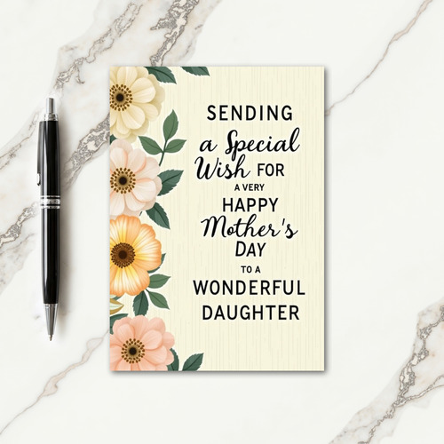 Luminous Watercolor Mothers Card