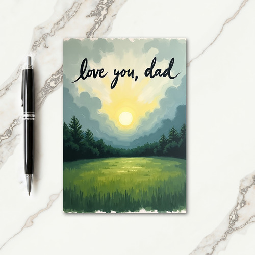 Lush Fathers Day Card