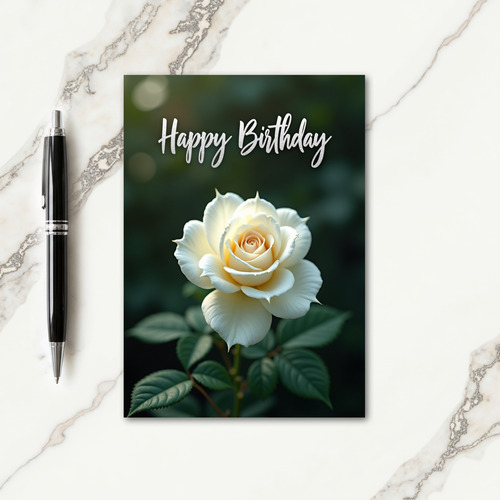 Lush Garden Blossom Birthday Card