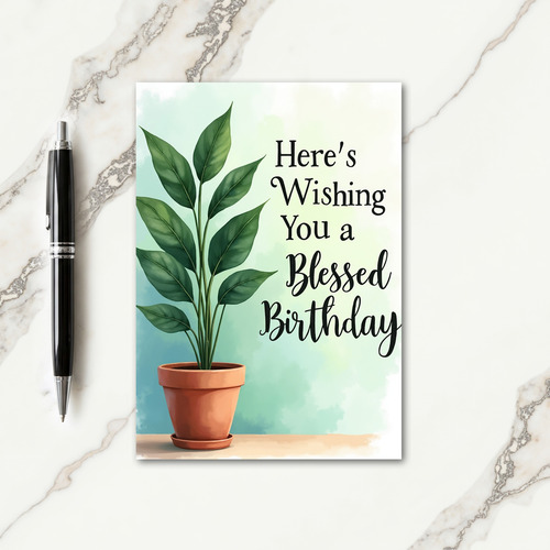 Lush Green Birthday Card