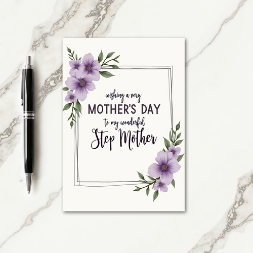 Lush Lavender Mothers Day Card