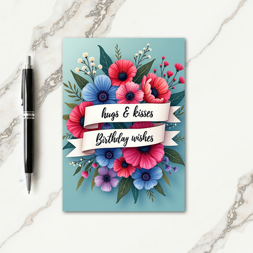 Lush Petals Joyful Card