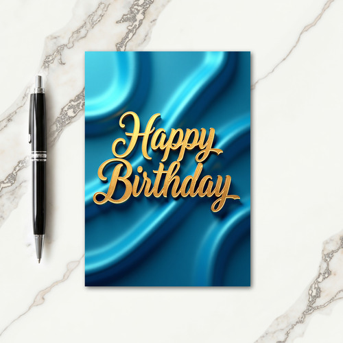 Luxury Birthday Wishes Card