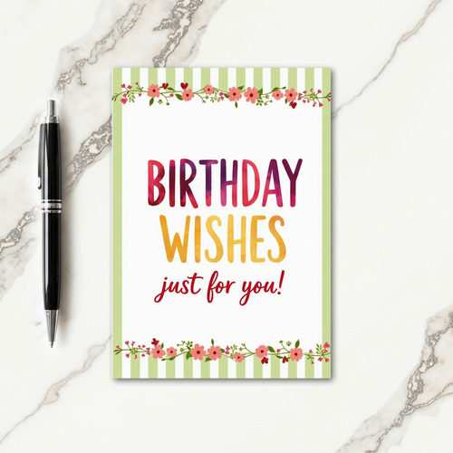 Magenta Birthday Art Card