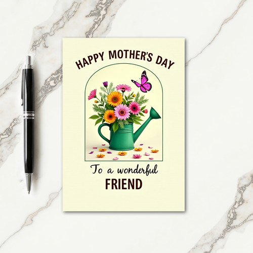 Magenta Butterfly Card