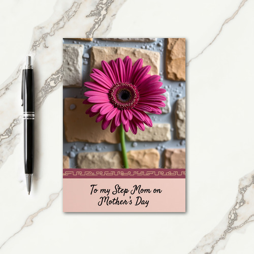 Magenta Daisy Mothers Day Card
