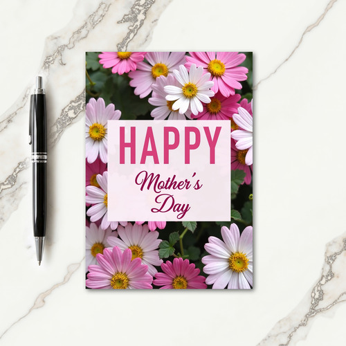 Magenta Happy Mothers Day Card