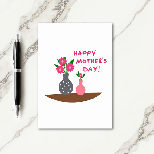 Magenta Hues Mothers Day Card