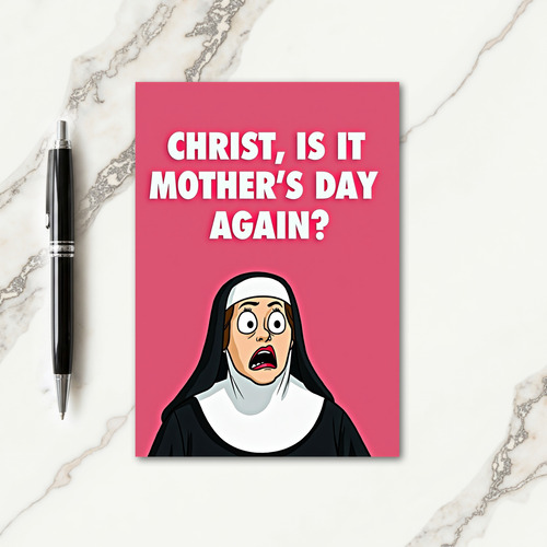 Magenta Mothers Day Again Card