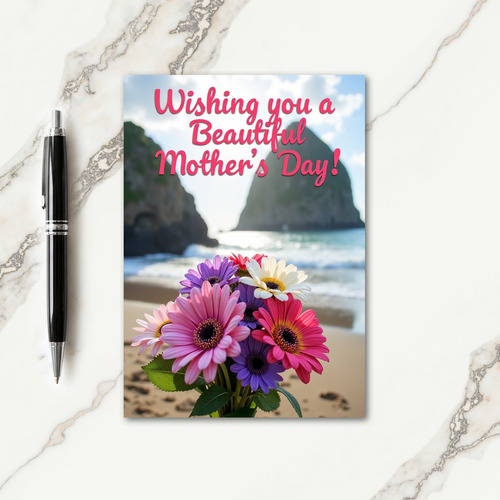 Magenta Mothers Day Bloom Card