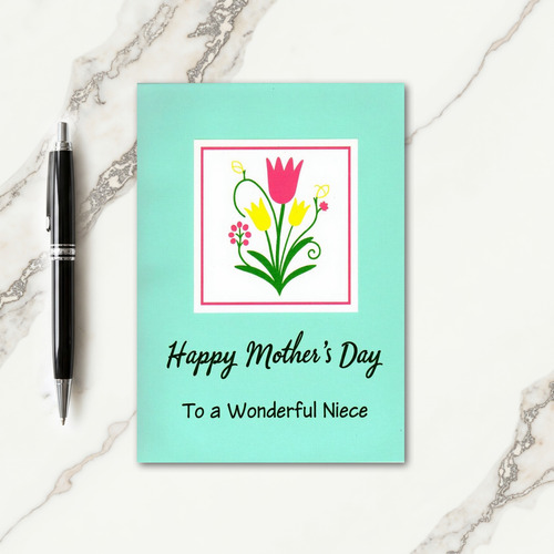 Magenta Mothers Day Gift Card