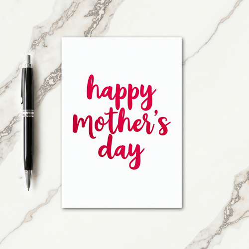 Magenta Mothers Day Text Card