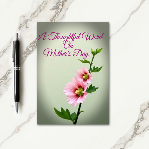 Magenta Mothers Day Verse Card