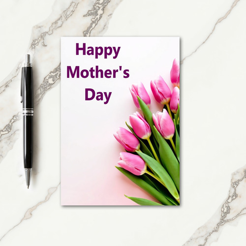 Magenta Mothers Day Wish Card