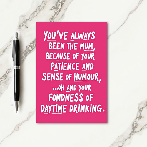 Magenta Mothers Wit Card