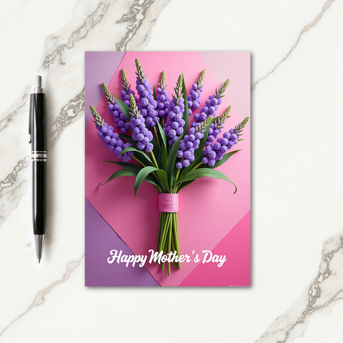 Magenta Pink Mothers Day Card