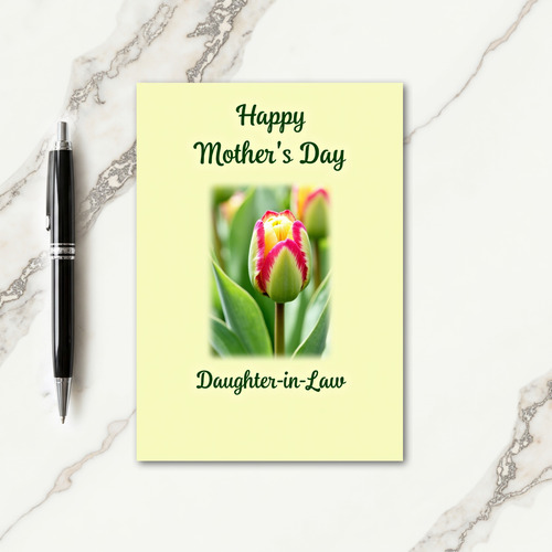 Magenta Red Blossom Love Card