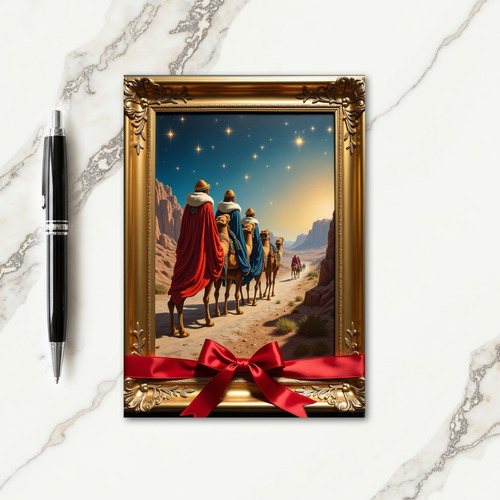 Magi Journey Christmas Card