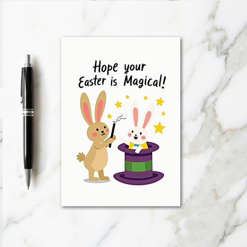 Magic Bunnies Holiday Card
