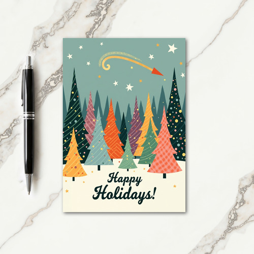 Magic Comet Christmas Card
