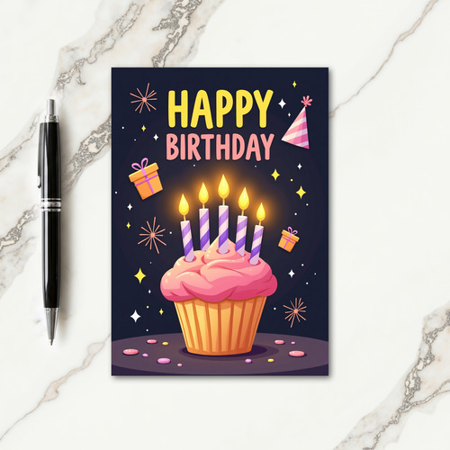 Magical Birthday Sparkle Card