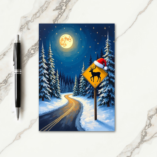 Magical Christmas Forest Card