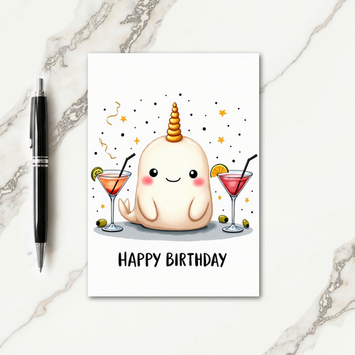 Magical Creature Birthday Card