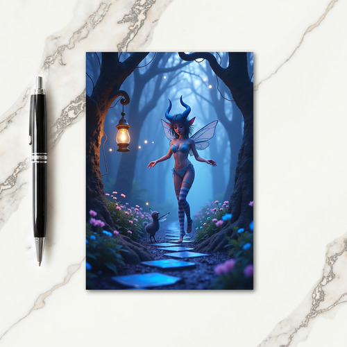 Magical Forest Birthday Card