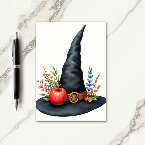 Magical Harvest Hat Card
