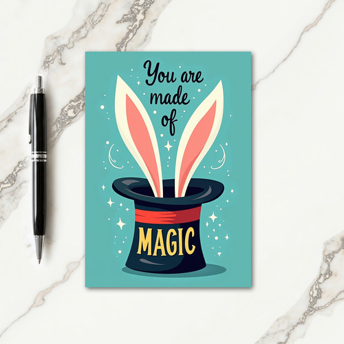 Magical Hat Birthday Card