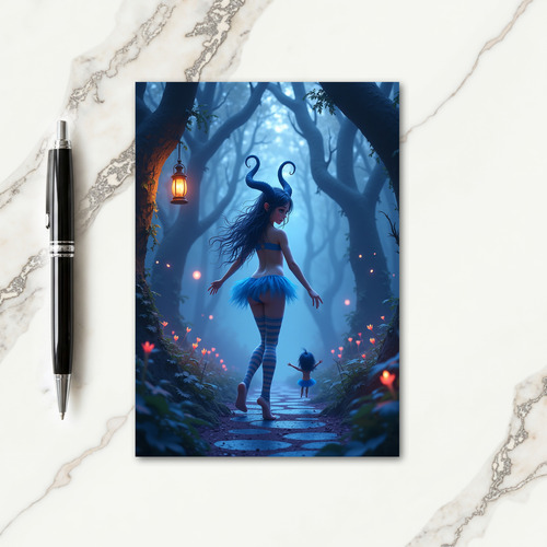 Magical Horned Birthday Card