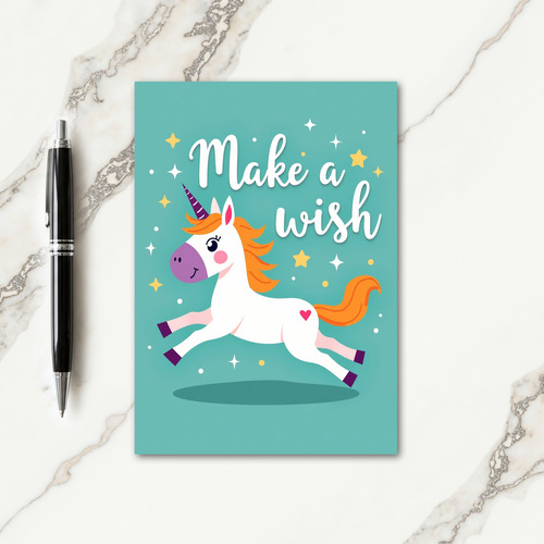 Magical Horse Wish Birthday Card
