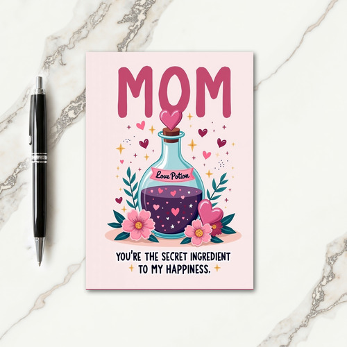 Magical Mom Potion Love Card