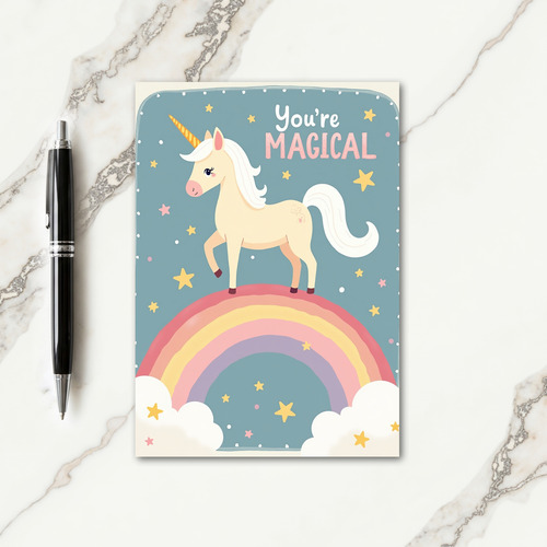 Magical Rainbow Birthday Card