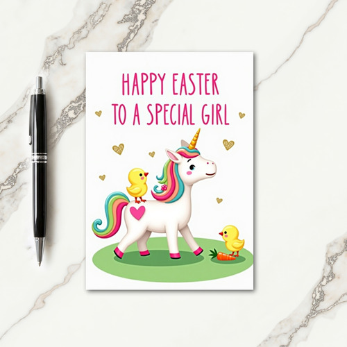 Magical Spring Equine Friend Card