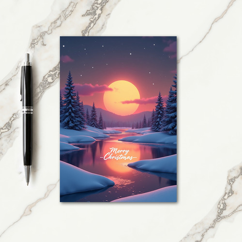 Magical Winter Christmas Card
