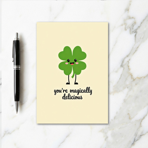 Magically Delicious Clover Card