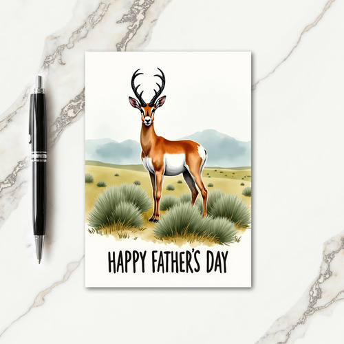 Majestic Animal Fathers Day Card