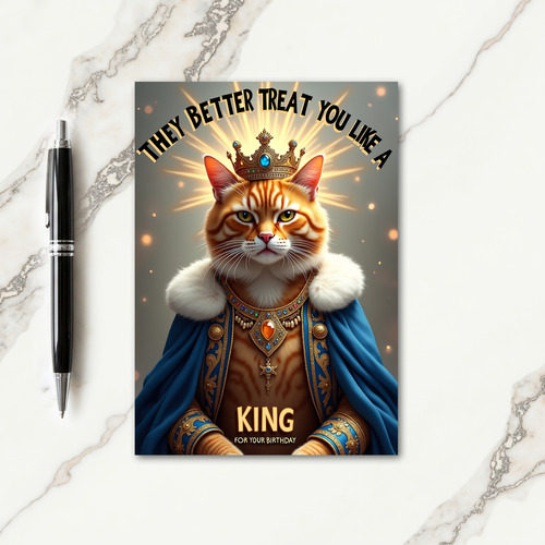 Majestic Aura Birthday Card
