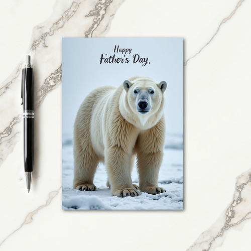 Majestic Bear Fathers Day Card