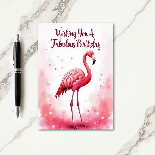 Majestic Bird Birthday Art Card