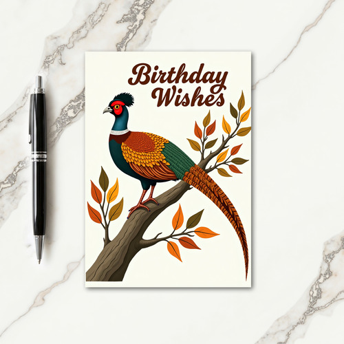 Majestic Bird Birthday Wish Card
