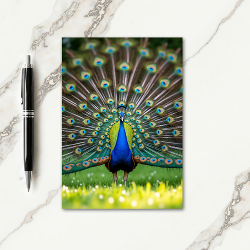 Majestic Bird Display Fathers Day Card