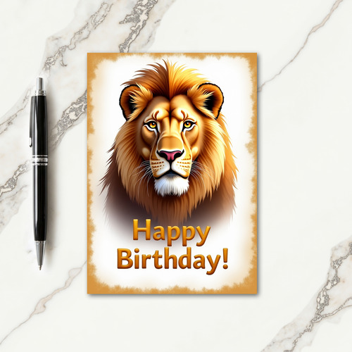 Majestic Birthday Mane Card