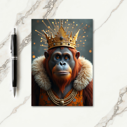 Majestic Crown Birthday Card