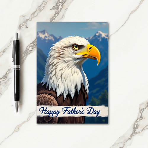 Majestic Eagle Fathers Day Card