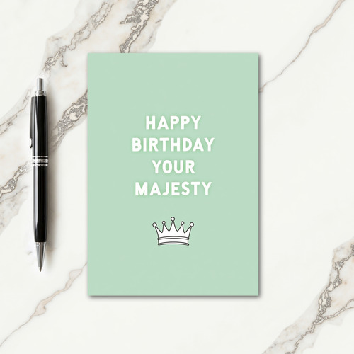 Majestic Elegant Birthday Card