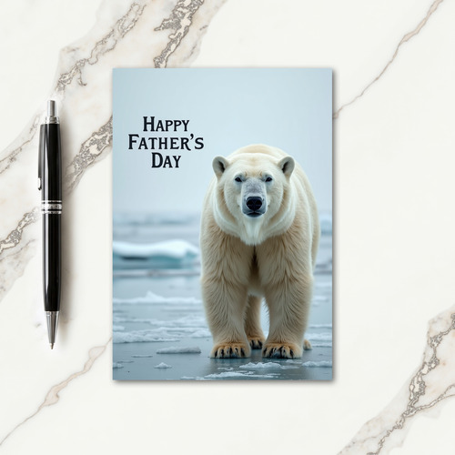 Majestic Fathers Day Bear Card