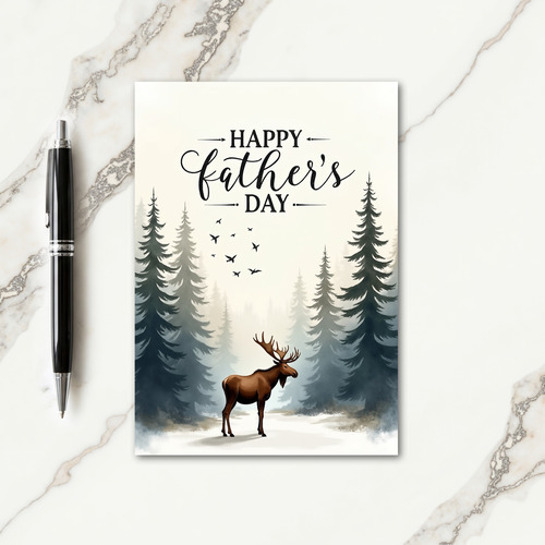 Majestic Fathers Day Deer Card