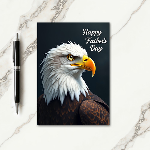Majestic Fathers Day Hawk Card